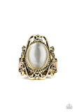 R469 Fairytale Flair - Brass - Ring - Paparazzi