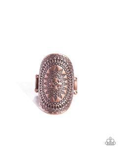 R499 Islan Influence - Copper - Ring - Paparazzi