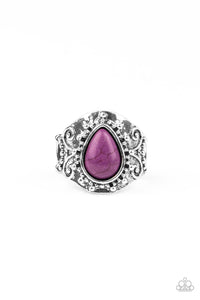 R095 Desert Dream - Purple - Ring - Paparazzi