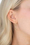 NE158 Financially Fabulous - Gold - Necklace/Earring Set - Paparazzi