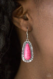 E190 Cruzin Colorado - Pink - Earrings - Paparazzi