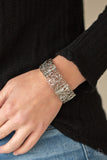 B179 Namaste Gardens - Silver - Bracelet - Paparazzi