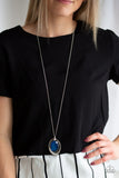 NE398 Metro Must Have - Blue - Necklace/Earring Set - Paparazzi