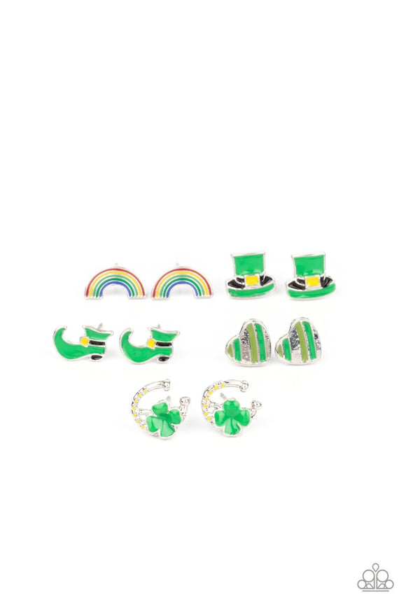 EBG011 Starlet Shimmer - St Patrick's Day - Earring Collection - Paparazzi