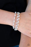 B309 Stage Name - Silver - Bracelet - Paparazzi