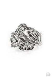 R050 Fire and Ice - Silver - Ring - Paparazzi