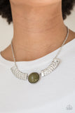 NE463 Egyptian Spell - Green - Necklace/Earring Set - Paparazzi