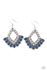 E270 Just Beam Happy - Blue - Earrings - Paparazzi