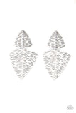 E243 Primal Factors - Silver - Earrings - Paparazzi