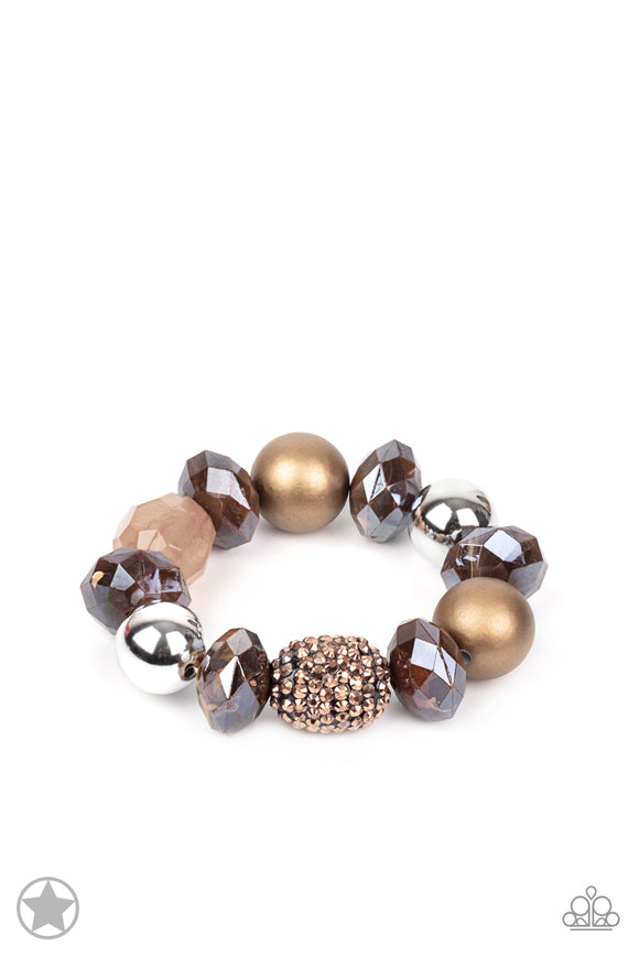 B420 All Cozied Up - Copper - Bracelet - Paparazzi