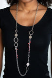 NE178 Unapologetic Flirt Red - Necklace/Earring Set - Paparazzi