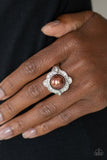 R391 Ornamental Opulence - Brown - Ring - Paparazzi