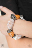 B310 Glaze of Glory - Peach - Brown - Bracelet - Paparazzi