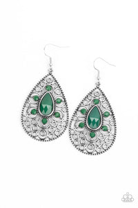 E170 Modern Gardens - Green - Earrings - Paparazzi