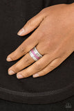 R168 Top Dollar Drama - Pink - Ring - Paparazzi