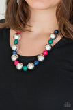 NE375 Top Pop - Multi - Necklace/Earring Set - Paparazzi