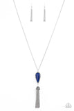 NE239 Zen Generation - Blue - Necklace/Earring Set - Paparazzi