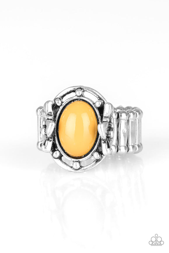 R400 Color Me Confident - Yellow - Ring - Paparazzi