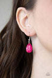 NE181 Life Of The Fiesta - Pink - Necklace/Earring Set - Paparazzi