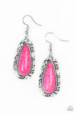 E190 Cruzin Colorado - Pink - Earrings - Paparazzi