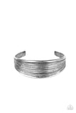 B131 Off the Cuff Couture - Silver - Bracelet - Paparazzi