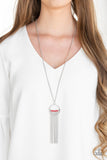 NE276 Terra Tassel - Red - Necklace/Earring Set - Paparazzi