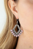 E225 Just Beam Happy - Pink - Earrings - Paparazzi