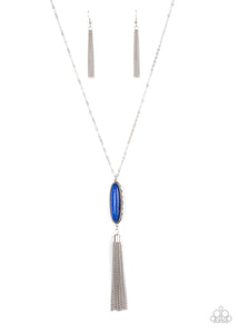 NE458 Stay Cool - Blue - Necklace/Earring Set - Paparazzi