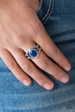 R405 Peacefully Peaceful - Blue - Ring - Paparazzi