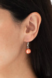 NE453 All About Me - Orange - Necklace/Earring Set - Paparazzi