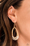 E147 Better Luxe Next Time - Gold - Earrings - Paparazzi