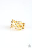 R392 Infinite Fashion - Gold - Ring - Paparazzi