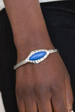 B348 Mason Minimalism - Blue - Bracelet - Paparazzi