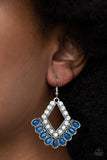 E270 Just Beam Happy - Blue - Earrings - Paparazzi