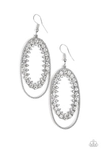 E180 Marry Into Money - White - Earrings - Paparazzi