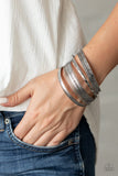 B166 Relics On Repeat - Silver - Bracelet - Paparazzi