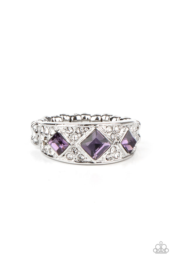 R174 New Age Nouveau - Purple - Ring - Paparazzi