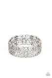 B179 Namaste Gardens - Silver - Bracelet - Paparazzi