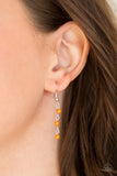 NE227 Harlem Hideaway - Orange - Necklace/Earring Set - Paparazzi