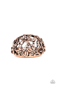 R446 Haute Havana - Copper - Ring - Paparazzi