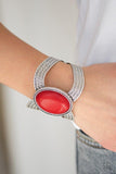 B330 Coyote Couture - Red - Bracelet - Paparazzi