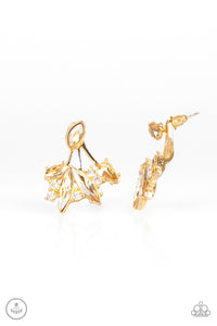 E020 Deco Dynamite - Gold - Earrings - Paparazzi