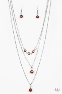 NE274 A Love For Luster - Copper - Necklace/Earring Set - Paparazzi