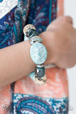 B311 Glaze of Glory - Blue - Green - Bracelet - Paparazzi