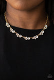 NE295 Social Luster - Gold - Necklace/Earring Set - Paparazzi