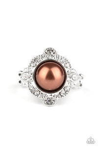 R391 Ornamental Opulence - Brown - Ring - Paparazzi