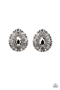 E162 Treasure Retreat - Silver - Earrings - Paparazzi