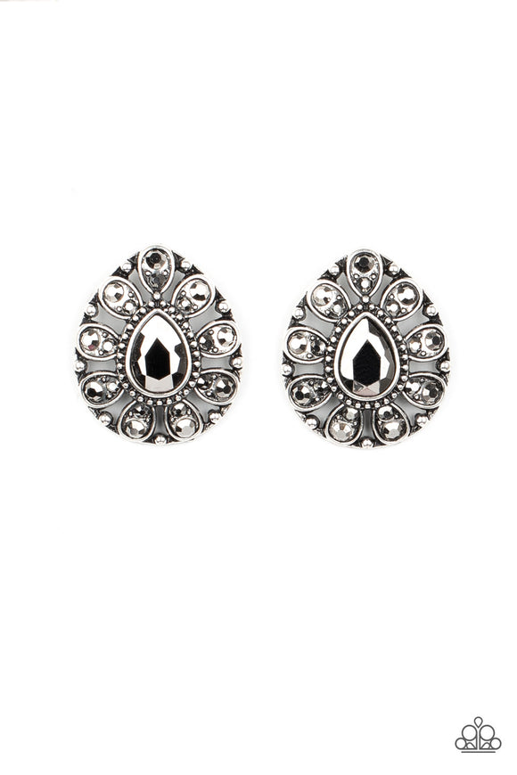 E162 Treasure Retreat - Silver - Earrings - Paparazzi