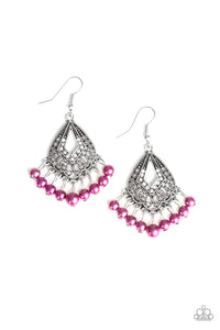 E208 Gracefully Gatsby - Purple - Earrings - Paparazzi