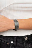 B131 Off the Cuff Couture - Silver - Bracelet - Paparazzi